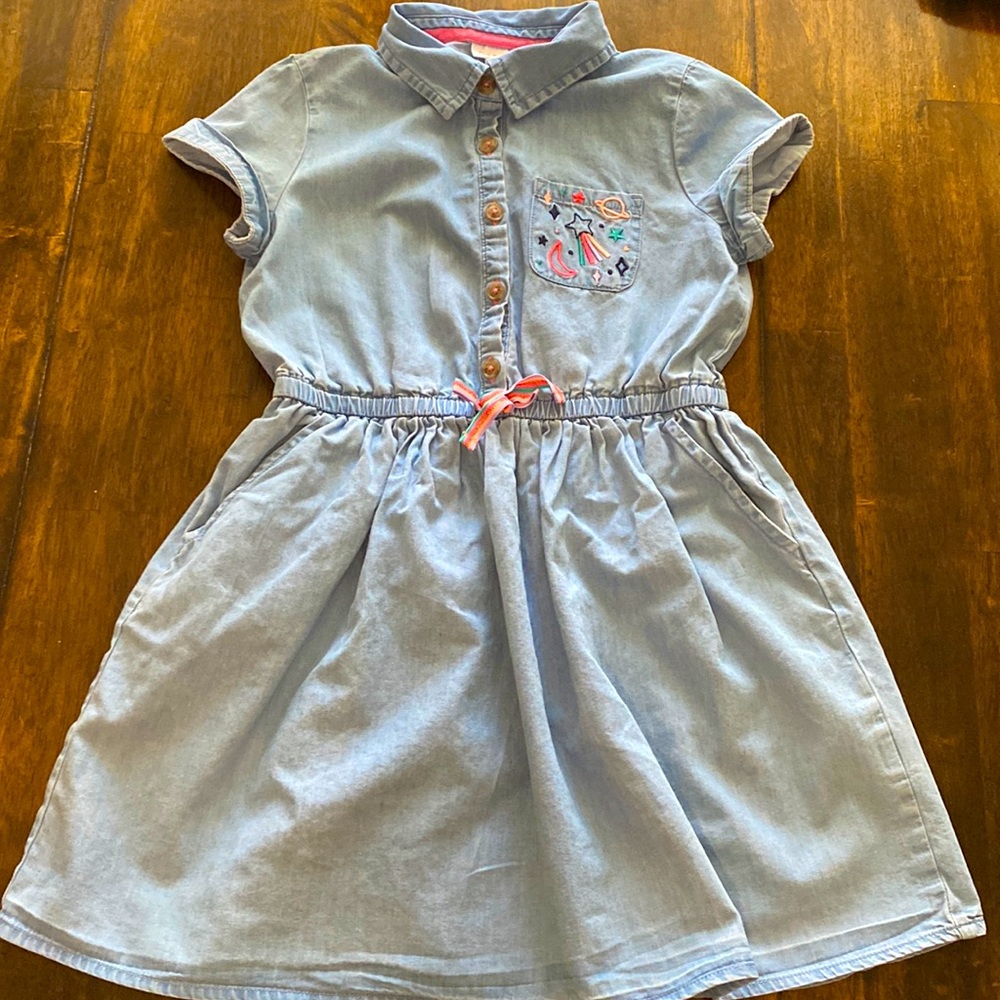 Girls denim dress
